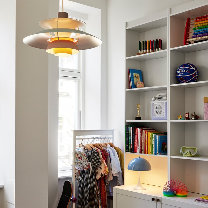 Louis Poulsen - PH 5 | Pastel �stersgr� bl� rosa