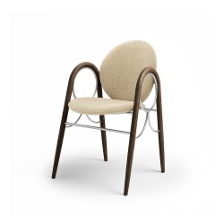 Brdr. Krger - Arkade Spisebordsstol | Fuldpolstret | Eg rget