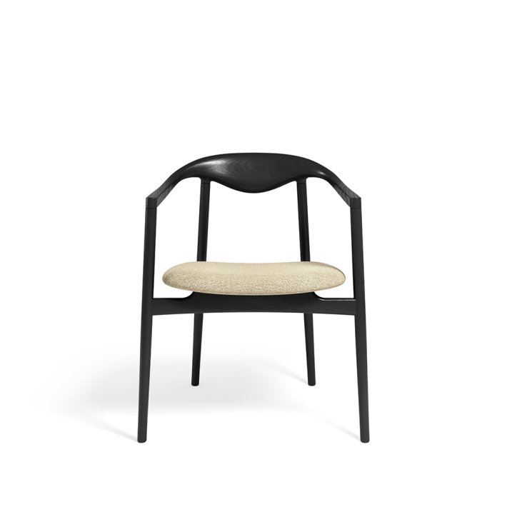 Brdr. Kr�ger - Jari Dining Chair I Fully upholstered I Black ash