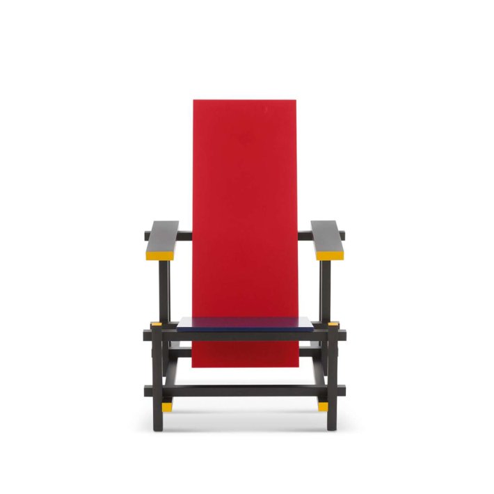 Cassina - Red and Blue Armchair