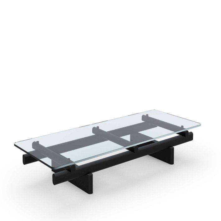 Cassina - Sengu Coffee Table | 150 x 60 cm | Clear glass 