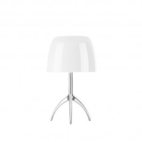 Foscarini - Lumiere | Table | Piccola | Dmpbar | White, Aluminium