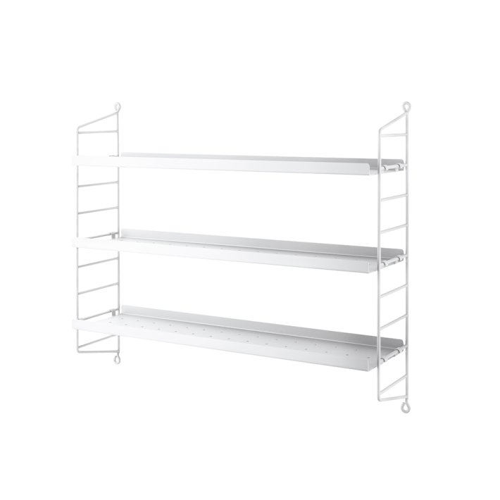 String - Pocket | Metal | White/White