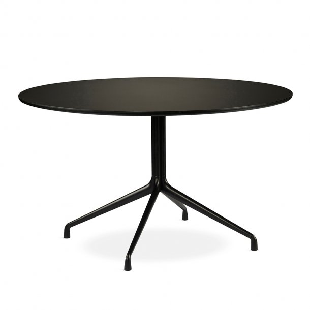HAY - About a Table | AAT 20 | Black linoleum | Black powder coated aluminium | 128 cm