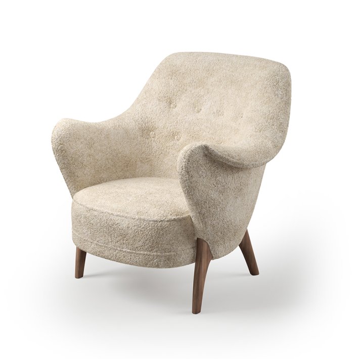 Warm Nordic - Cocktail Lounge Chair | Smoked Oak