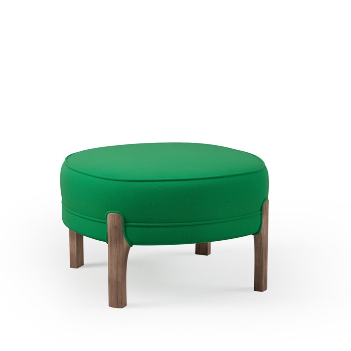 Warm Nordic - Cocktail Lounge Pouf | Smoked Oak