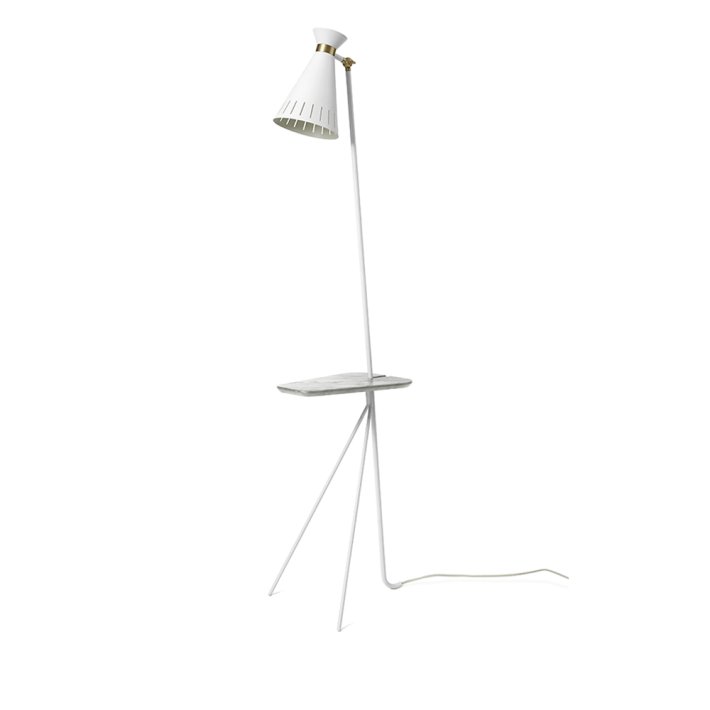 WARM NORDIC - Cone Floor lamp with table
