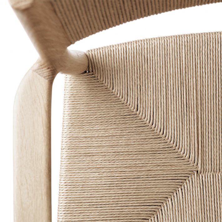 Brdr. Krger - Arv Spisebordsstol | Med armln | Flettet ryg & sde