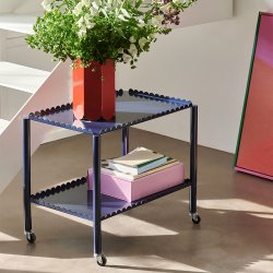 HAY - Arcs Trolley Low | Steel Blue