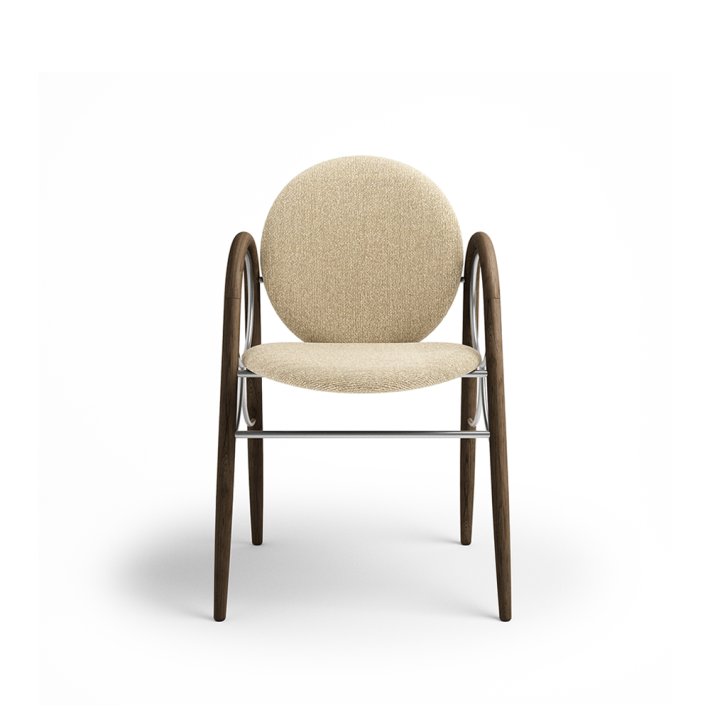 Brdr. Krger - Arkade Spisebordsstol | Fuldpolstret | Eg rget