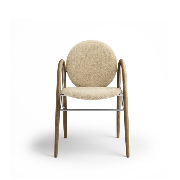 Brdr. Krger - Arkade Spisebordsstol | Fuldpolstret | Eg klar voks olieret