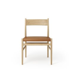 Brdr. Krger - Arv Spisebordsstol | Uden armln | Lder sde | Massiv ryg