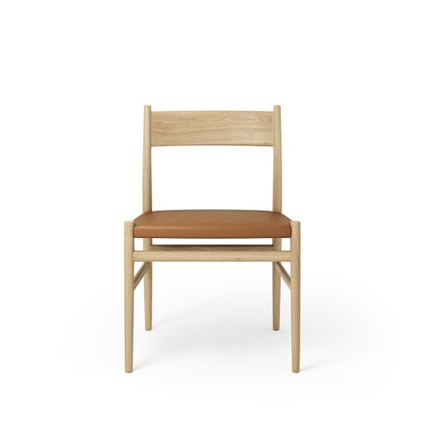 Brdr. Krger - Arv Spisebordsstol | Uden armln | Lder sde | Massiv ryg