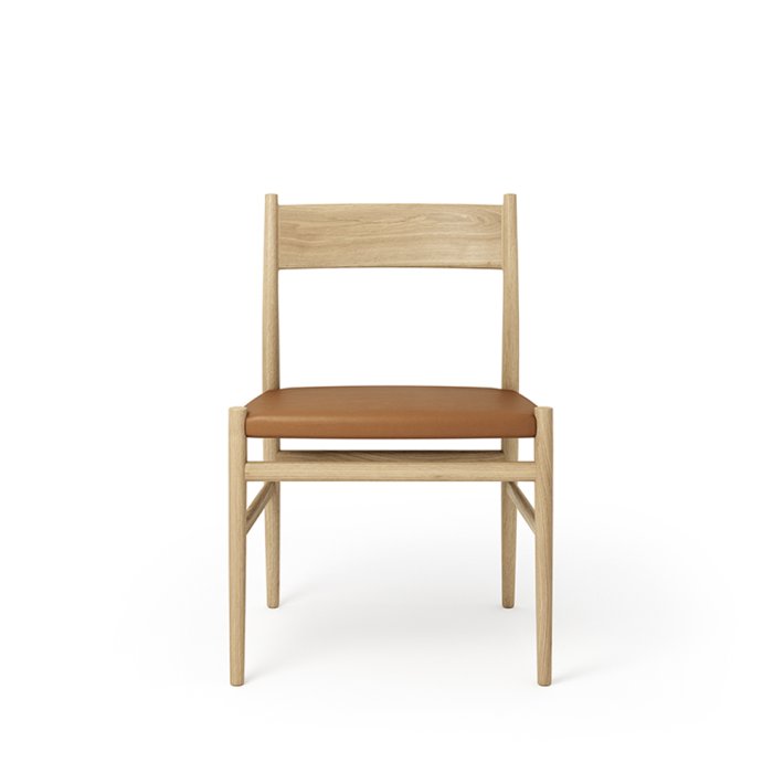 Brdr. Krger - Arv Spisebordsstol | Uden armln | Lder sde | Massiv ryg