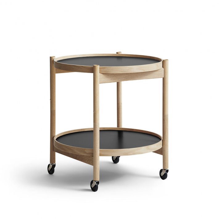Brdr. Kr�ger - B�lling Tray Table | �50 | Olieret eg | Sort/hvid