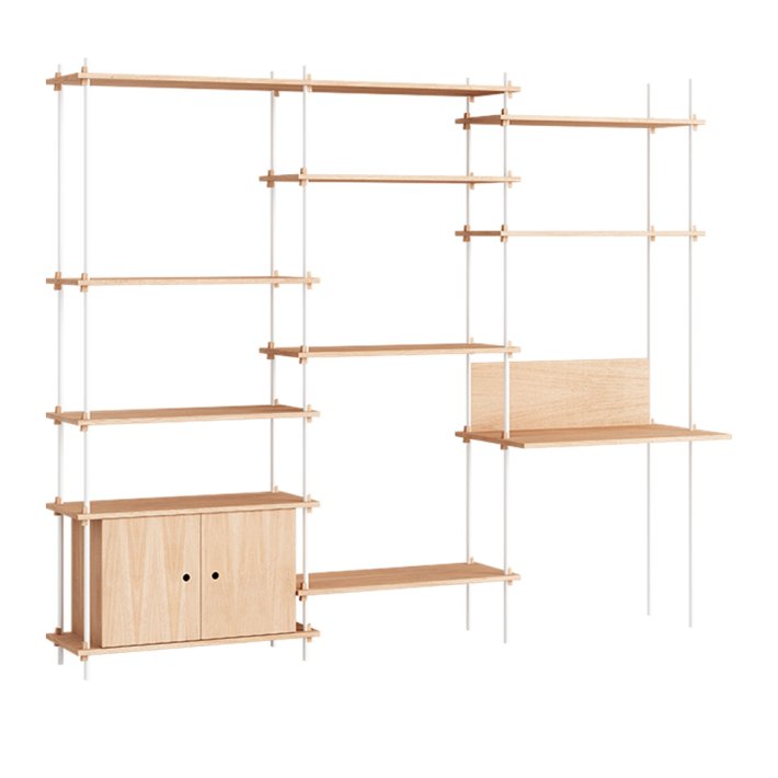Moebe - Shelving Set I Workspace Wide