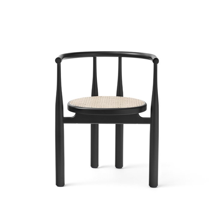 New Works - Bukowski Chair |  Black w. French Cane