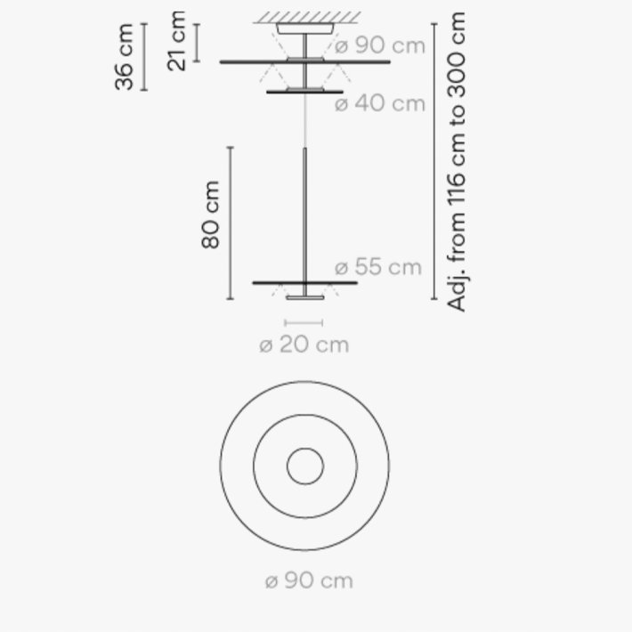 Vibia - Flat 5930 | Pendel