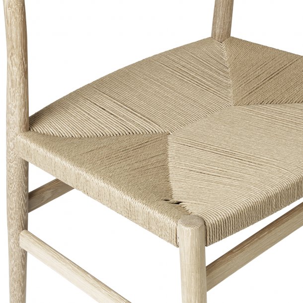 Brdr. Krger - Arv Spisebordsstol | Uden armln | Flettet ryg &amp; sde