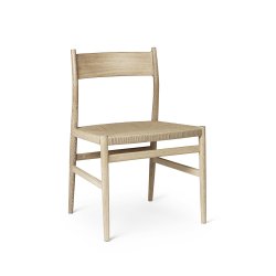 Brdr. Krger - Arv Spisebordsstol | Uden armln | Flettet sde | Massiv ryg