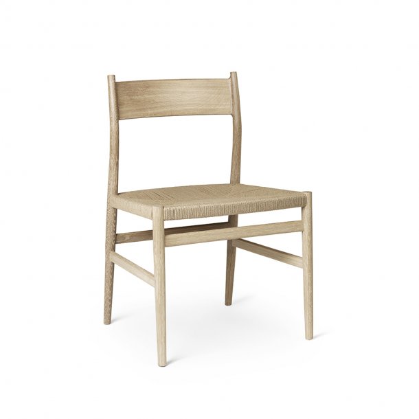 Brdr. Krger - Arv Spisebordsstol | Uden armln | Flettet sde | Massiv ryg