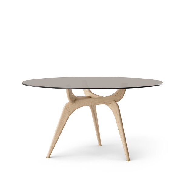 Brdr. Krger - TRIIIO | Spisebord |Bronze glas | Eg Klar Voks Olieret | 135