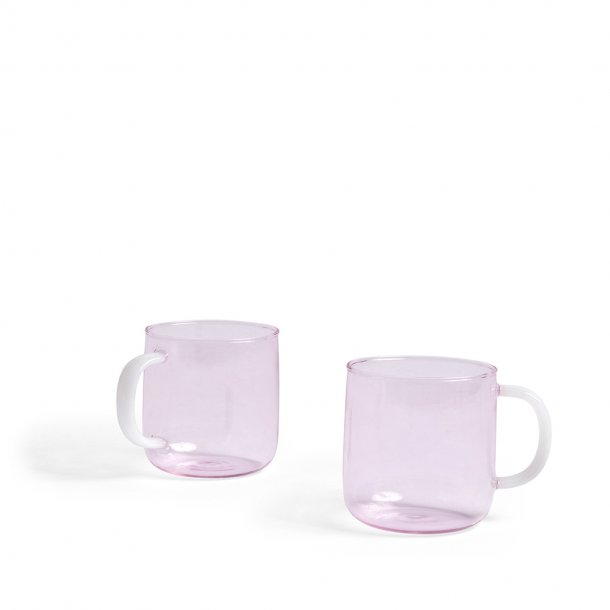 HAY - Borosilicate Mug | 300 ml |2 stk  Pink