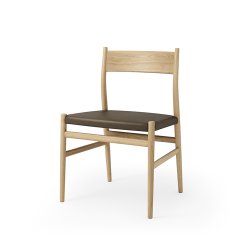 Brdr. Krger - Arv Spisebordsstol | Uden armln | Lder sde | Massiv ryg