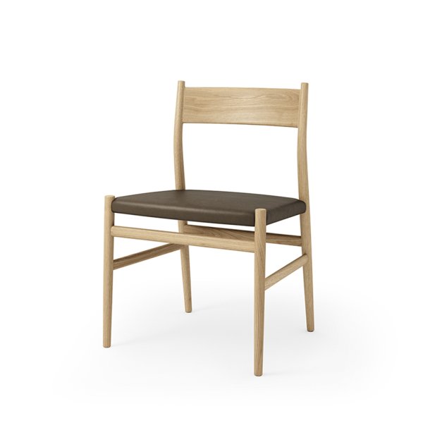 Brdr. Krger - Arv Spisebordsstol | Uden armln | Lder sde | Massiv ryg