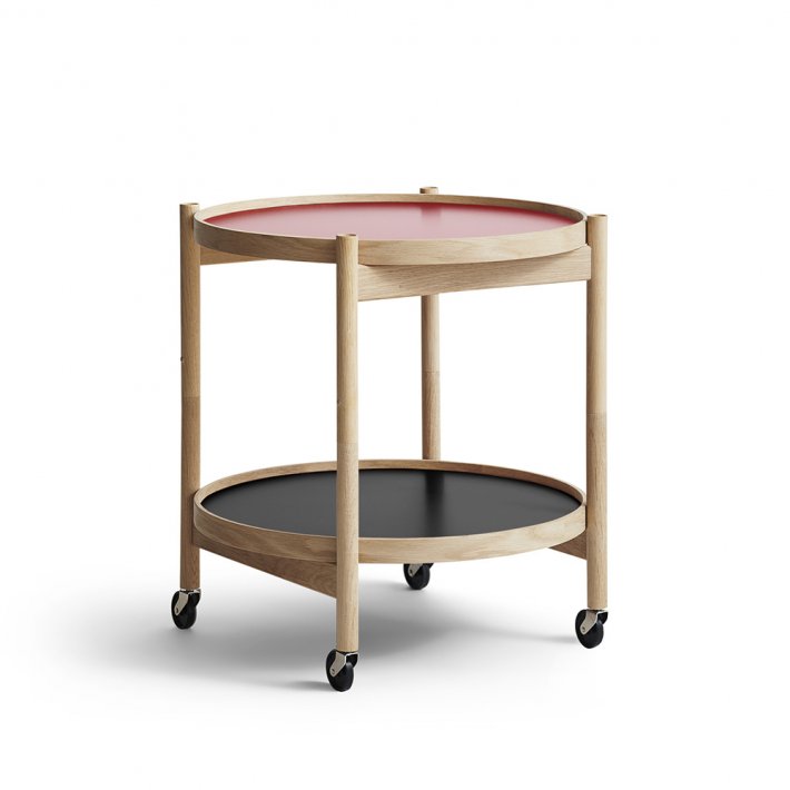 Brdr. Kr&uuml;ger - B�lling Tray Table | �50 | Olieret eg | R�d/sort