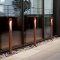 Louis Poulsen - Flindt Garden Pullert | H�j | Uden adapter |&nbsp;Corten | LED 2700K 6.2W | Anker