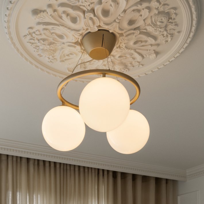 Nuura - Miira 3 Circular | Brass | Opal