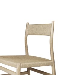 Brdr. Krger - Arv Spisebordsstol | Uden armln | Flettet ryg &amp; sde