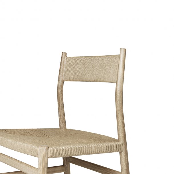 Brdr. Krger - Arv Spisebordsstol | Uden armln | Flettet ryg &amp; sde