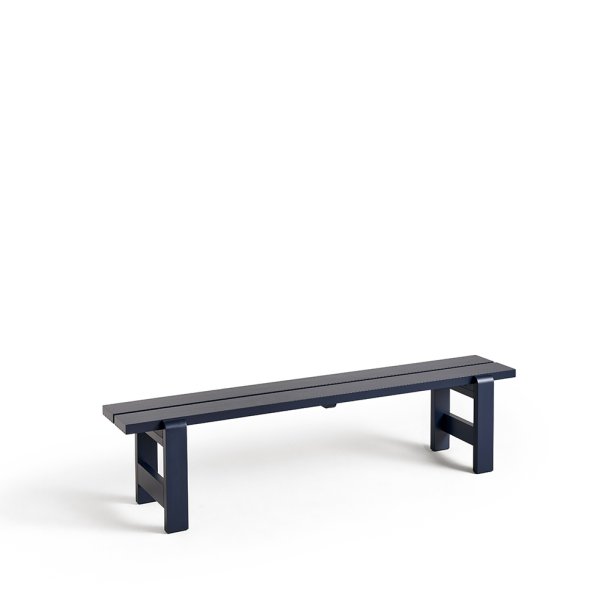 HAY - Weekday Bench 140 x 23 cm Steel Blue