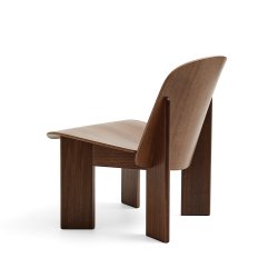 HAY - Chisel Lounge Chair | Water-Based Lacquered Walnut