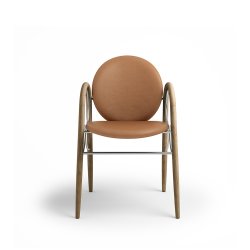 Brdr. Krger - Arkade Spisebordsstol | Fuldpolstret | Eg klar voks olieret