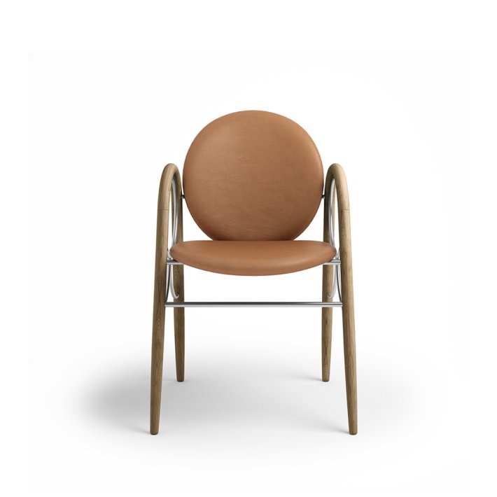 Brdr. Krger - Arkade Spisebordsstol | Fuldpolstret | Eg klar voks olieret