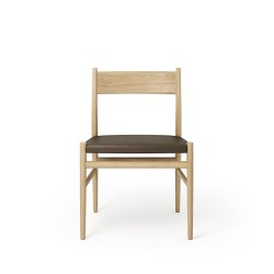 Brdr. Krger - Arv Spisebordsstol | Uden armln | Lder sde | Massiv ryg