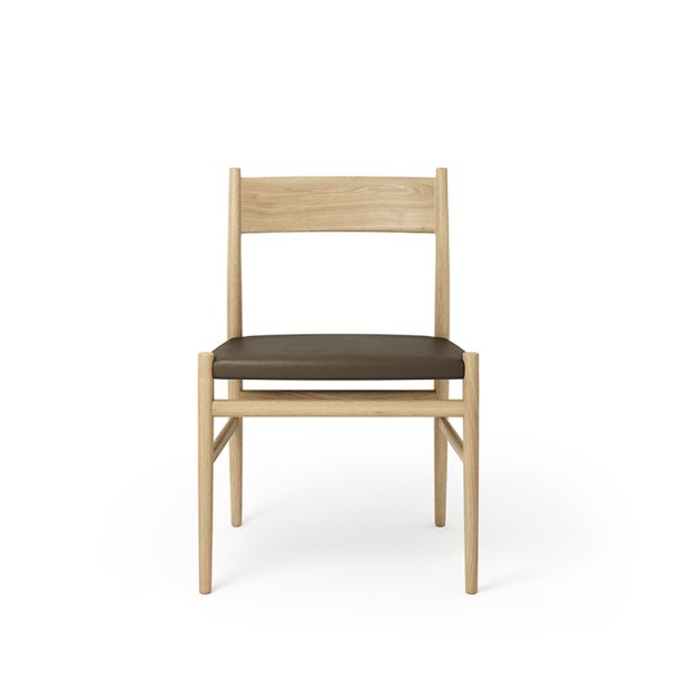 Brdr. Krger - Arv Spisebordsstol | Uden armln | Lder sde | Massiv ryg