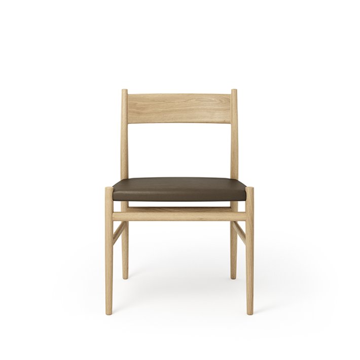 Brdr. Krger - Arv Spisebordsstol | Uden armln | Lder sde | Massiv ryg