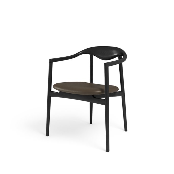 Brdr. Kr�ger - Jari Dining Chair I Fully upholstered I Black ash