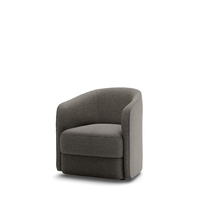 New Works - Covent Lounge Chair Narrow I W. Swivel Base