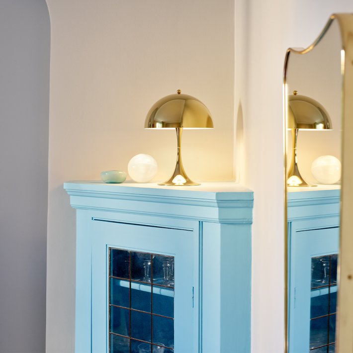 Louis Poulsen - Panthella 250 Table Lamp | Messing metaliseret