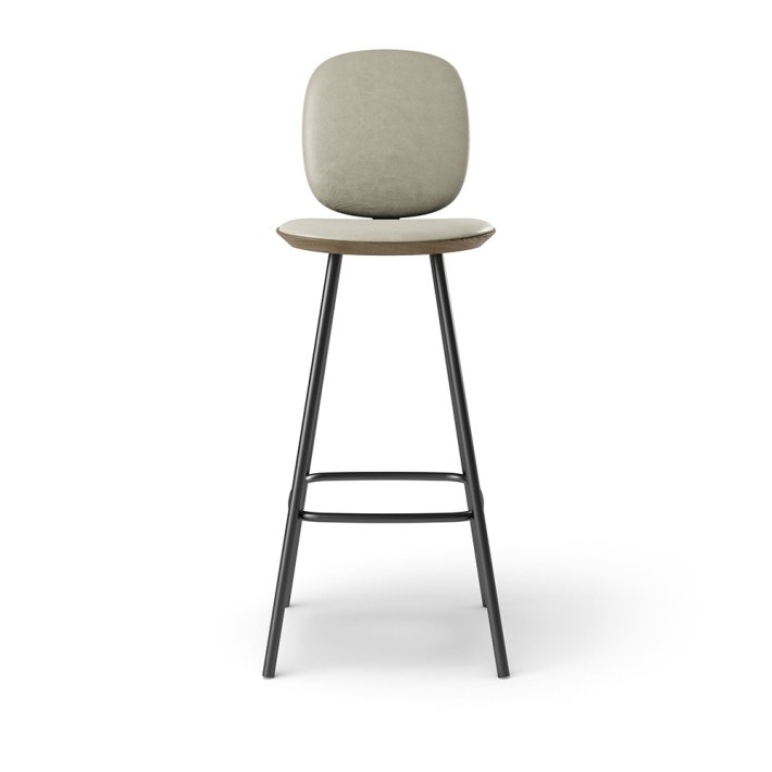 Brdr. Krüger - Pauline Comfort Barstol | Metalstel