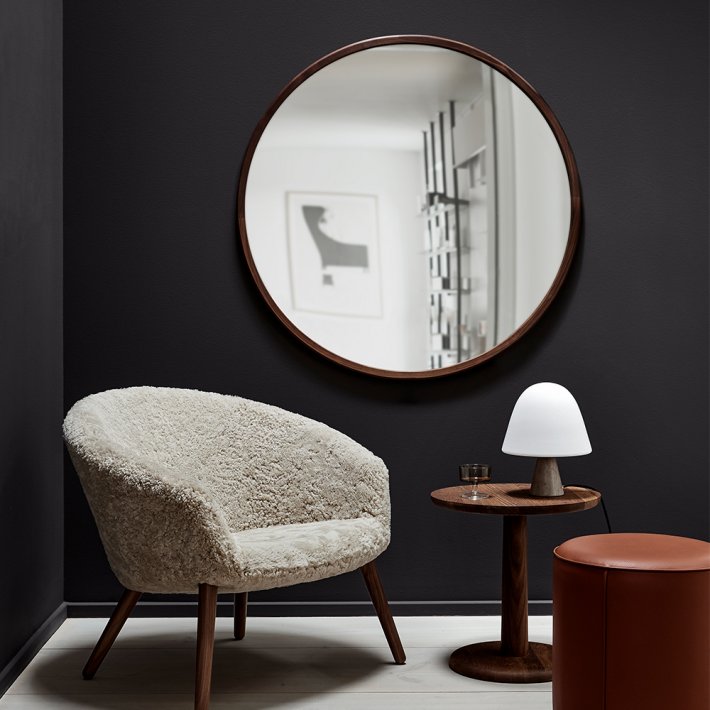 Fredericia Furniture - Silhouette Spejl | 100 | Valnd olie