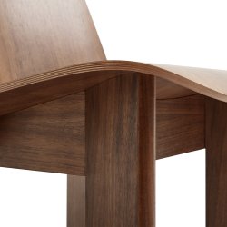 HAY - Chisel Lounge Chair | Water-Based Lacquered Walnut