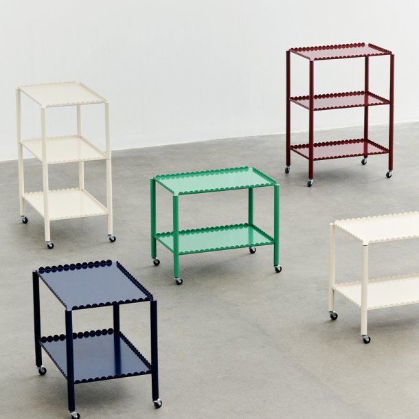 HAY - Arcs Trolley Low | Egg-Shell