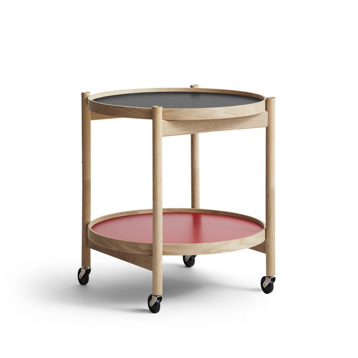 Brdr. Kr&uuml;ger - B�lling Tray Table | �50 | Olieret eg | R�d/sort