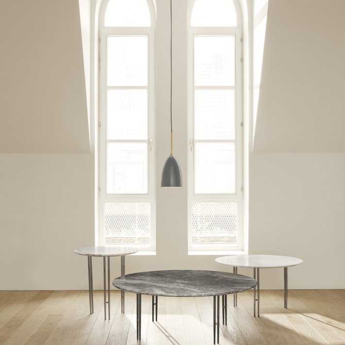 Gubi - Grashoppa pendel | Dusty Blue | Semi Matt